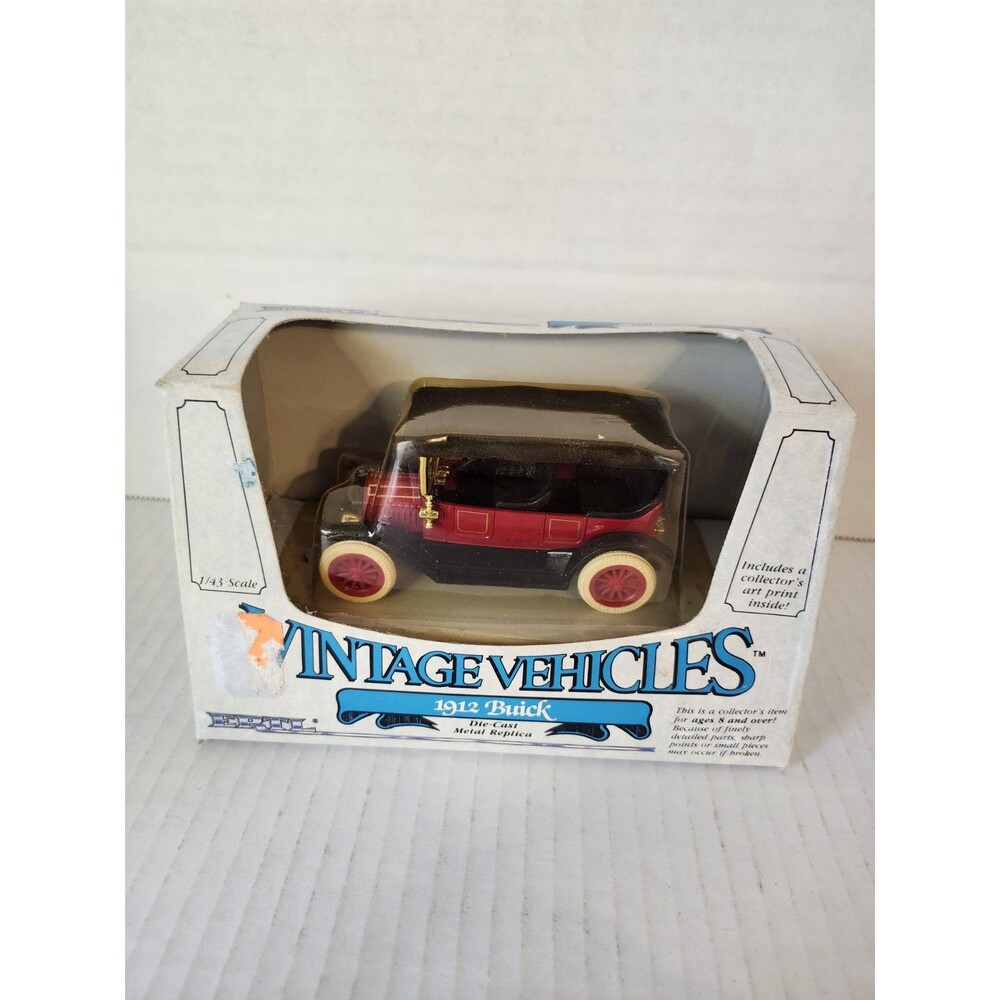 ERTL Vintage Vehicles  1912 BUICK MODEL 35  1/43 Die Cast New #2516 1985